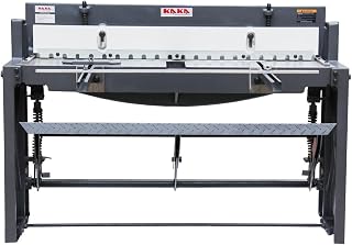 KAKA INDUSTRIAL Stomp Shear Machine - 52-Inch Heavy Duty Sheet Metal Shears for Cutting 16 Gauge Steel, 14-gauge Aluminum and Copper,Q01-5216 Foot Pedal Operated