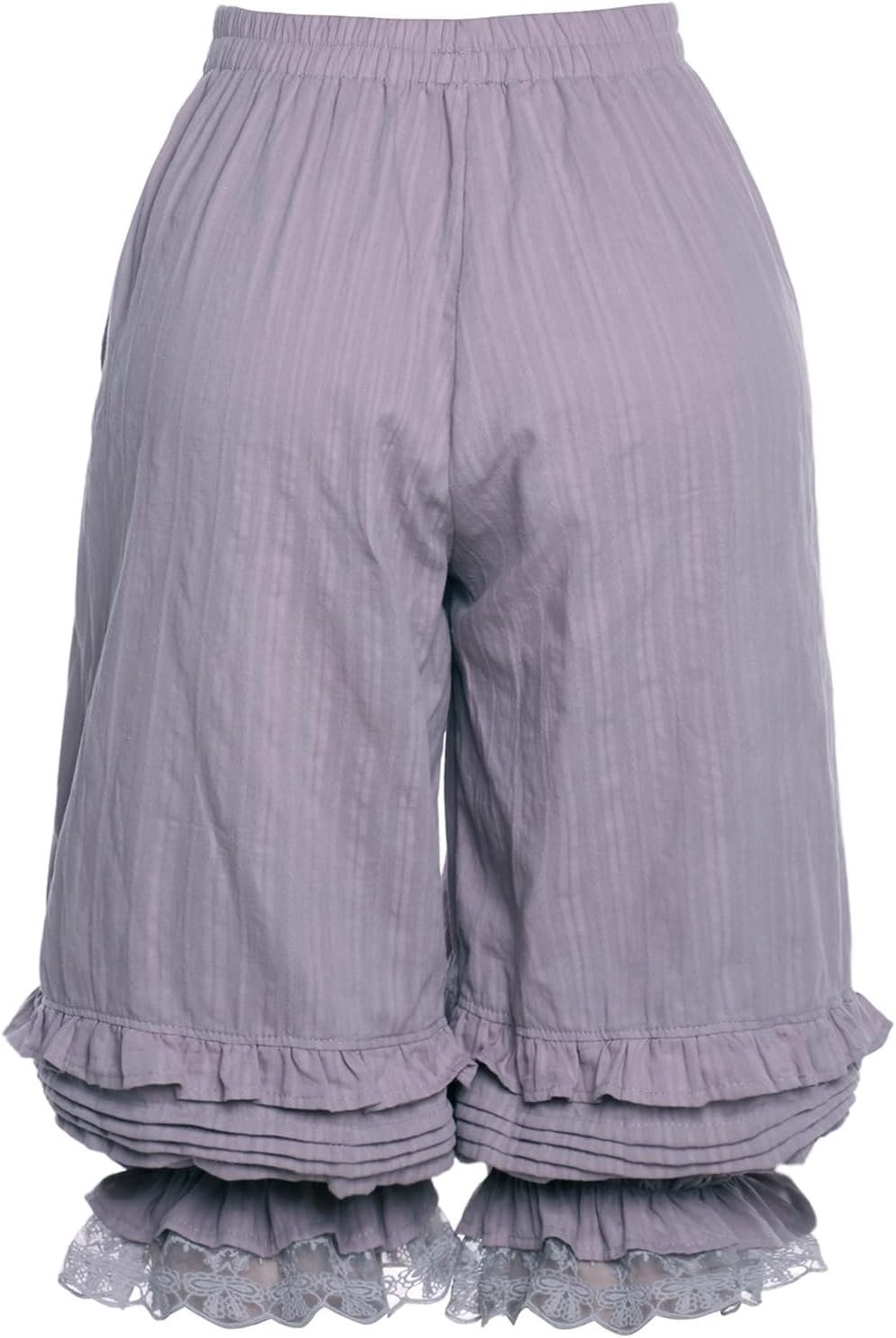 Vibsion Womens Victorian Lolita Bloomers Maid Ruffles Pumpkin Pants