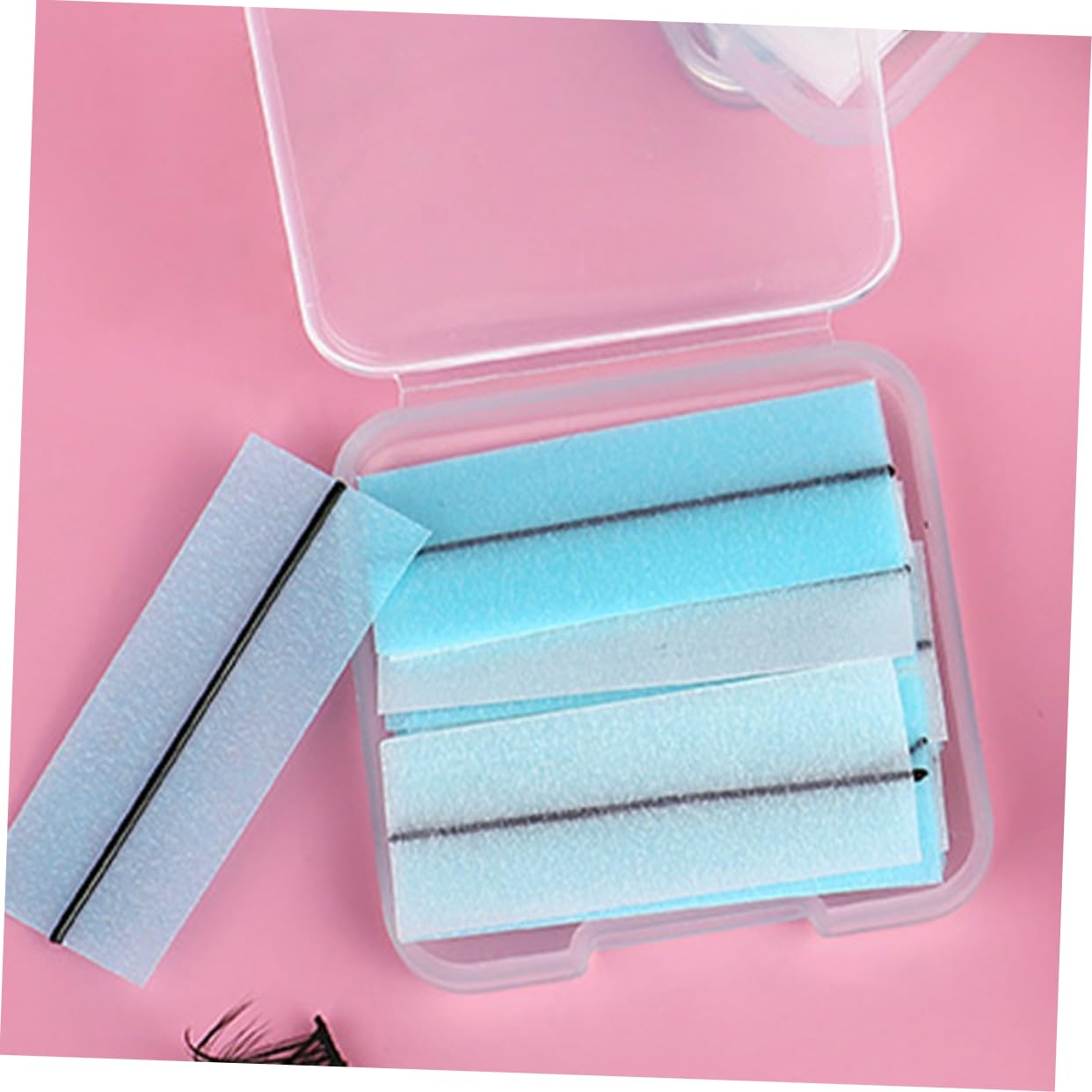 SOESFOUFU 2 Boxes Self Adhesive Eyelash Adhesive Strip Lash Strips for Eyelash Extensions Eyelash Strips Strip Lash Glue Lash Strips Glue Lash Adhesive Strips for False Lashes