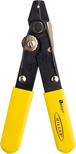 Miller Pelacables y cortador 103-S, herramienta de pelado de cables, herramienta de corte de cables, pelacables profesionales y cortador para