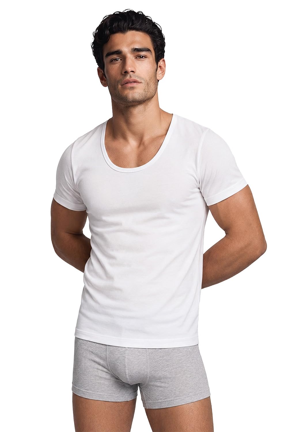 van heusen Men Regular Fit Vest - 100% Combed Cotton - Anti Bacterial, Quick Dry, Label Free-picture-11