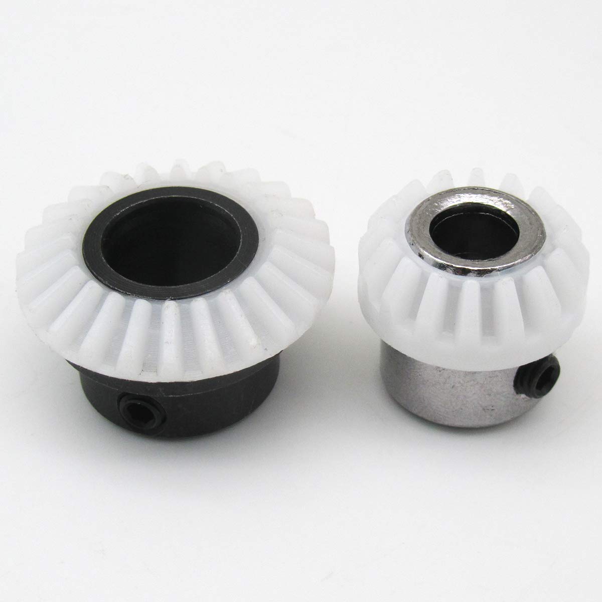 CKPSMS Brand - 1 Set #446021+319695 Belt Shaft+ARM Shaft Bevel Gear Compatible with/Replacement for Singer Brand 964,966,968,972,974
