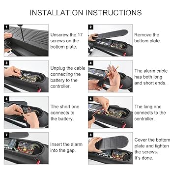 Amazon.co.jp: Daconovo 電動スクーター盗難防止セキュリティ