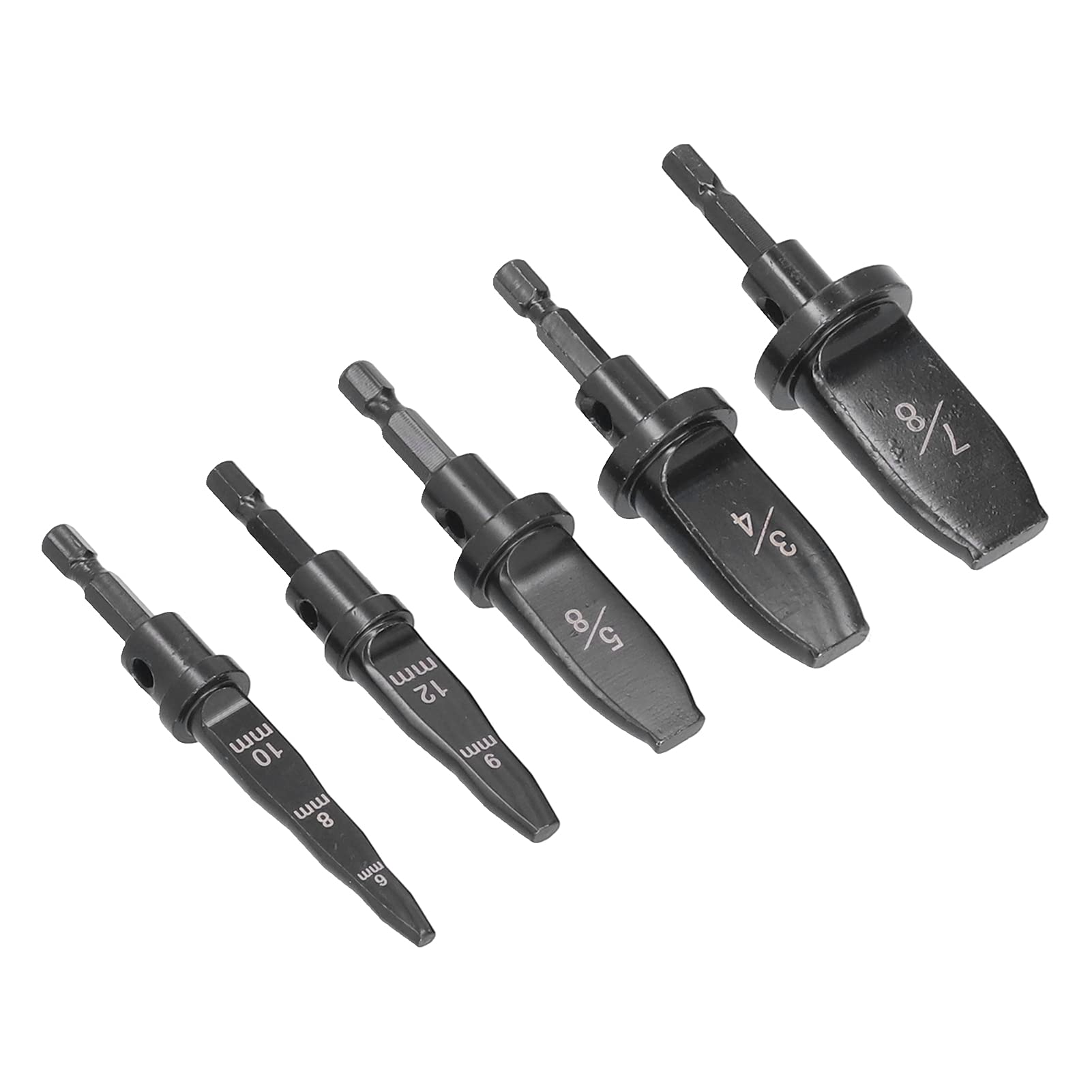 TANIQIACA Copper Pipe Expander High-Speed Steel Metric Industrial Hex Handle Pipe Flaring Tool for Air Conditioners