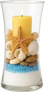 Nautical Wedding Centerpieces – Coastal Candle Holder for Beach Weddings, Beach Theme Table Decor, Minimalist Wedding Decorations, Ocean-Inspired Party Decor