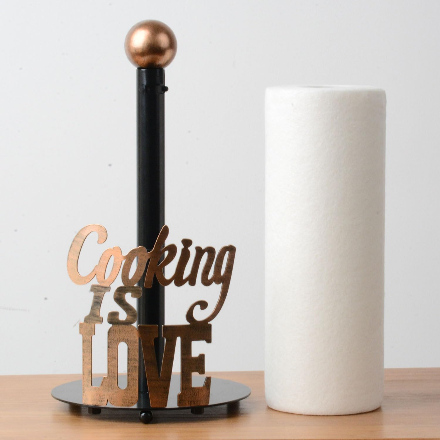 HAUCOZE Portarotolo Cucina, Porta Carta da Cucina,Porta Carta da Bagno, Portasalviette di Carta per Kitchen Countertop 34cm