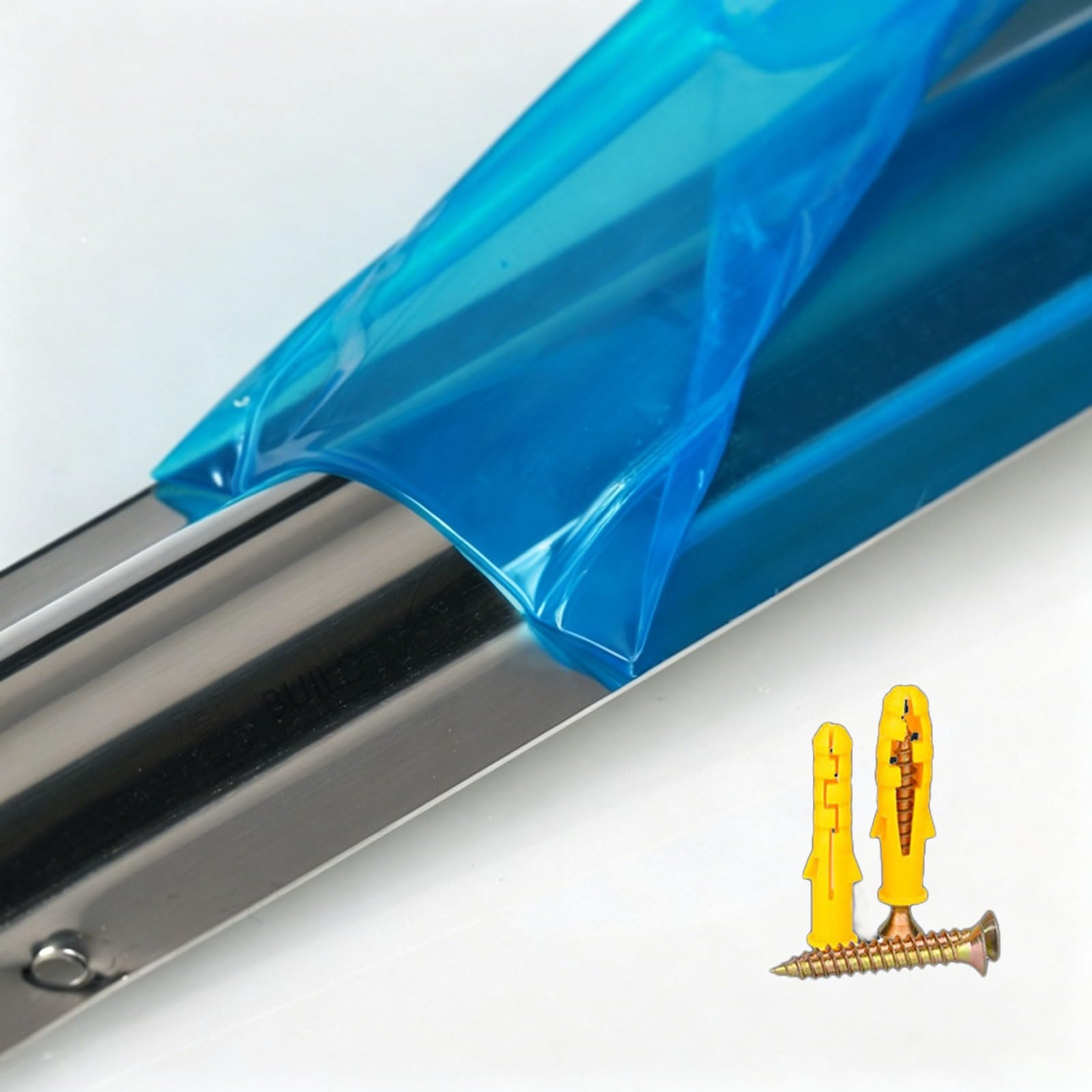 Canaleta de Acero Inoxidable con Tornillos, Extra Grande para Varios Cables