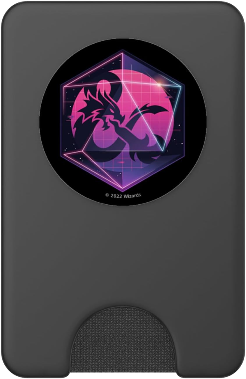 Dungeons & Dragons Ampersand in 3D Dice PopSockets PopWallet for MagSafe