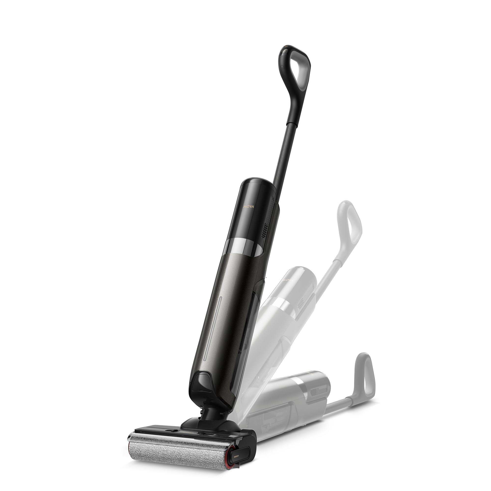 Mova M10 Air Set Aspirateur Laveur sans Fil, Aspiration 20 000Pa, Auto-Nettoyage avec séchage à l'air Chaud 60 °C, Solution Anti-odeurs, portée à Plat à 180°, Lavage des Bords