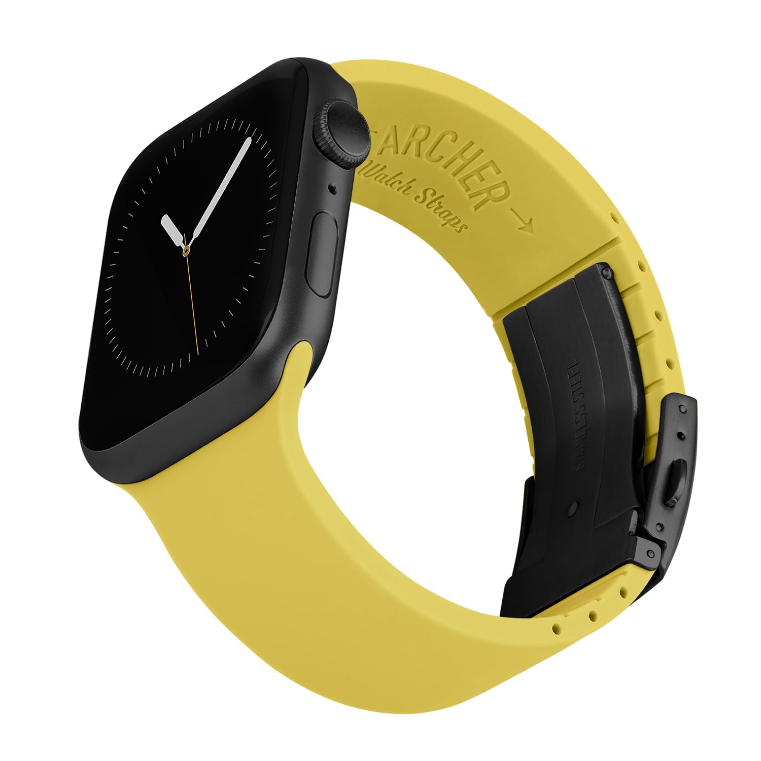 Archer Watch Straps - Correas de Reloj de Silicona Ajuste Personalizado para Apple Watch