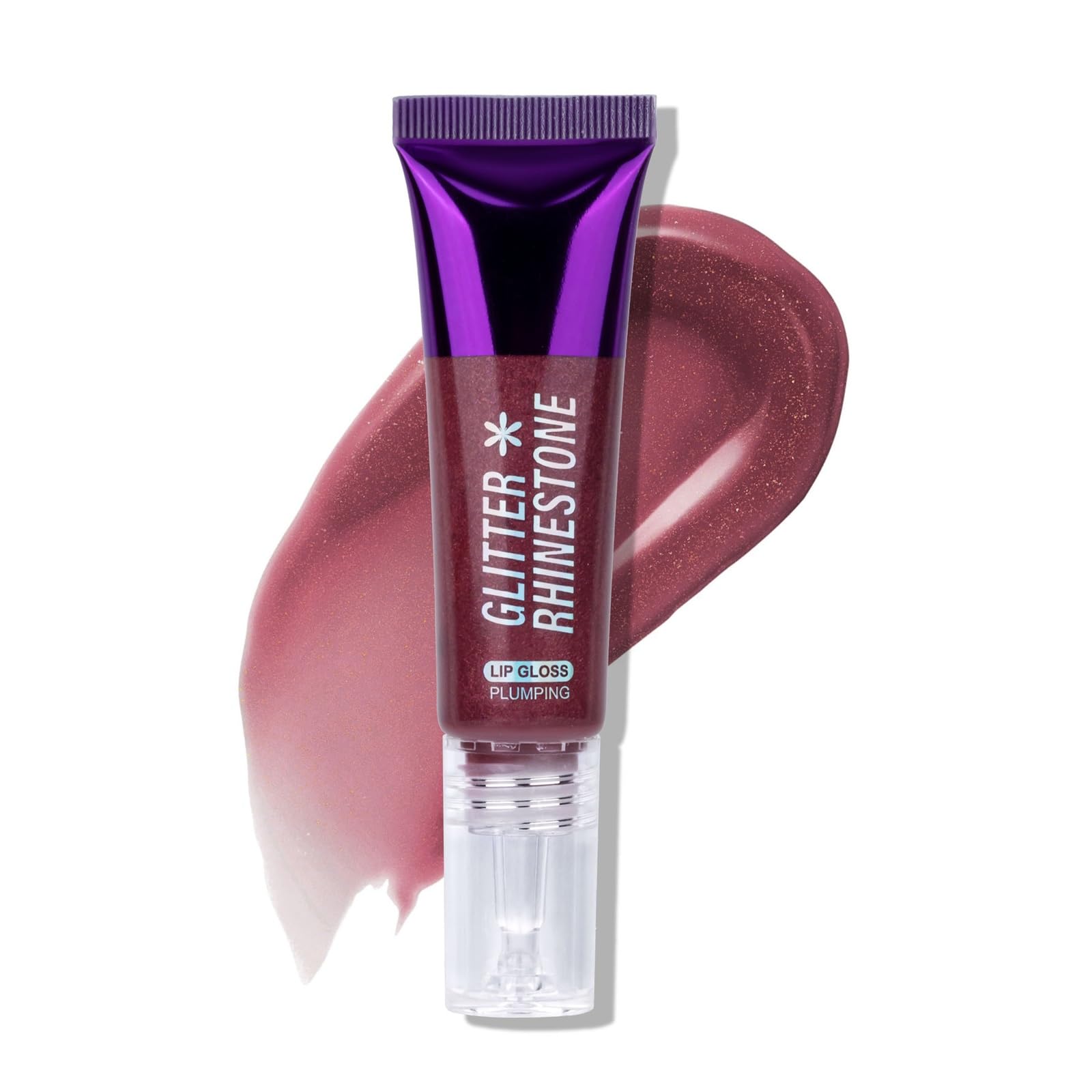 SWETIYOUShimmer Lip Gloss, Bling Lip Gloss, Long Wear High Shine Glitter Lip Gloss, Non Sticky Diamond Glitter Lip Gloss, Long Lasting Shine & Fuller-Looking Lip Makeup(06)