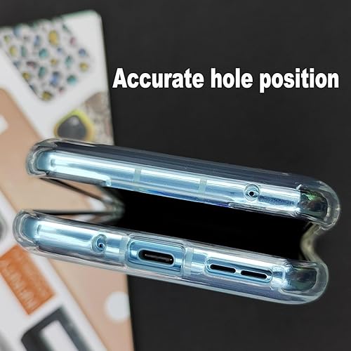 Miniatura 4 de teroxa Funda compatible con Motorola Razr Plus 2023, Moto Razr+ 2023, cubierta trasera para teléfono, hebilla de metal, ajuste delgado, TPU suave,