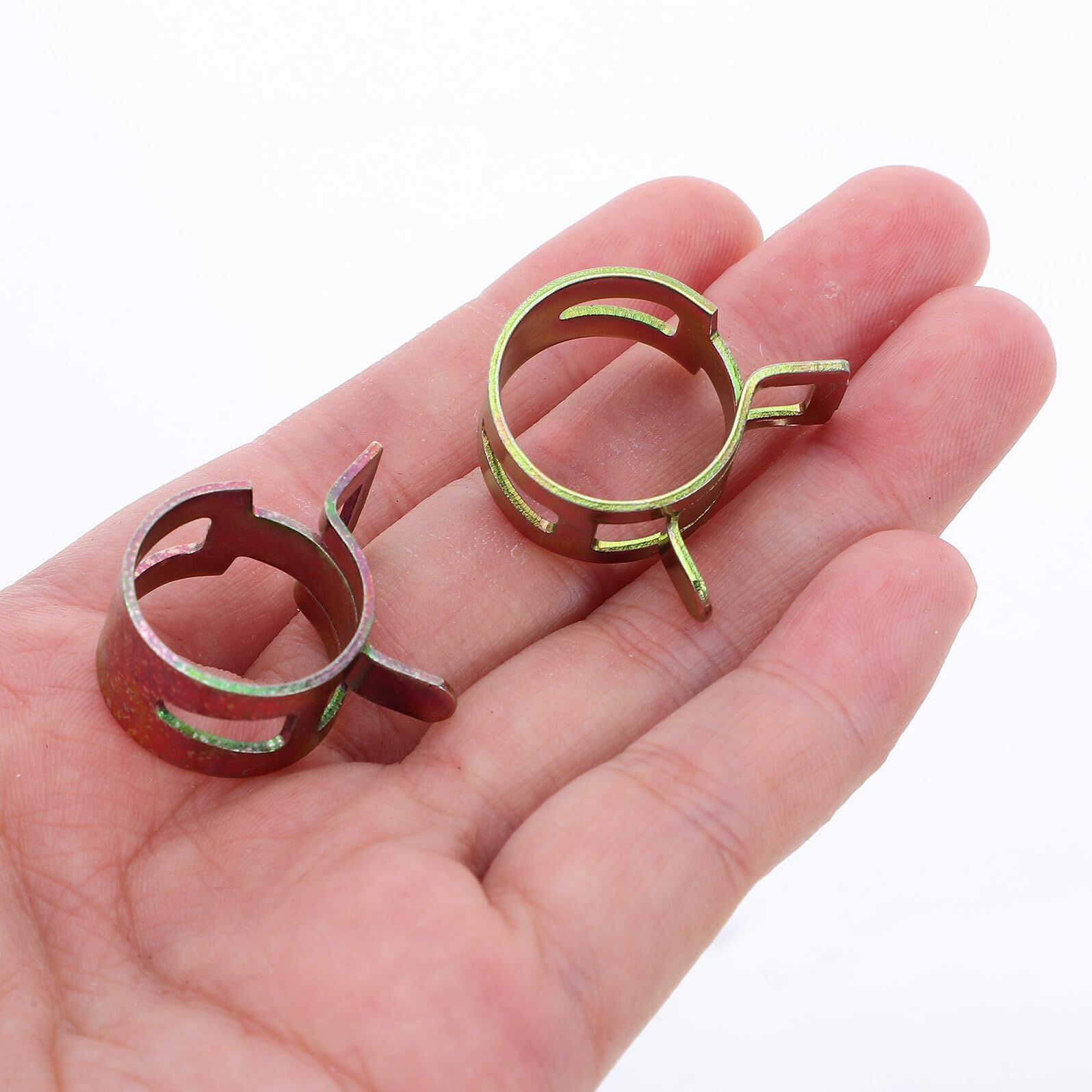 Colliers de Serrage à Ressort 115 Pièces en Acier au Carbone 6-22 Mm