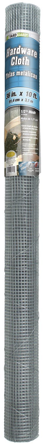Filet matériel Yardgard 3x10 ft en maille métallique galvanisée grise