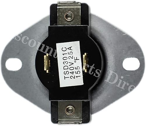 Miniatura 3 de 3387134 Piezas de repuesto de termostato de límite alto para secadora Whirlpool Kenmore Maytag Dryer reemplaza 306910, 3387134, 3387135, 3387139,