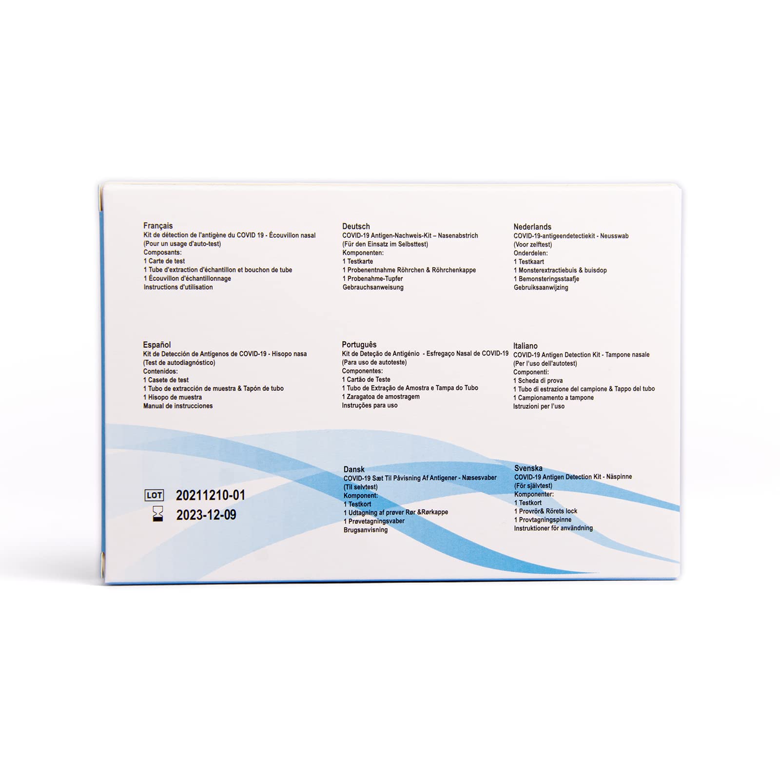 Newgene Bioengineering COVID-19 Selbsttest für Laien, Antigen Schnelltest, 50 x 1 Stück
