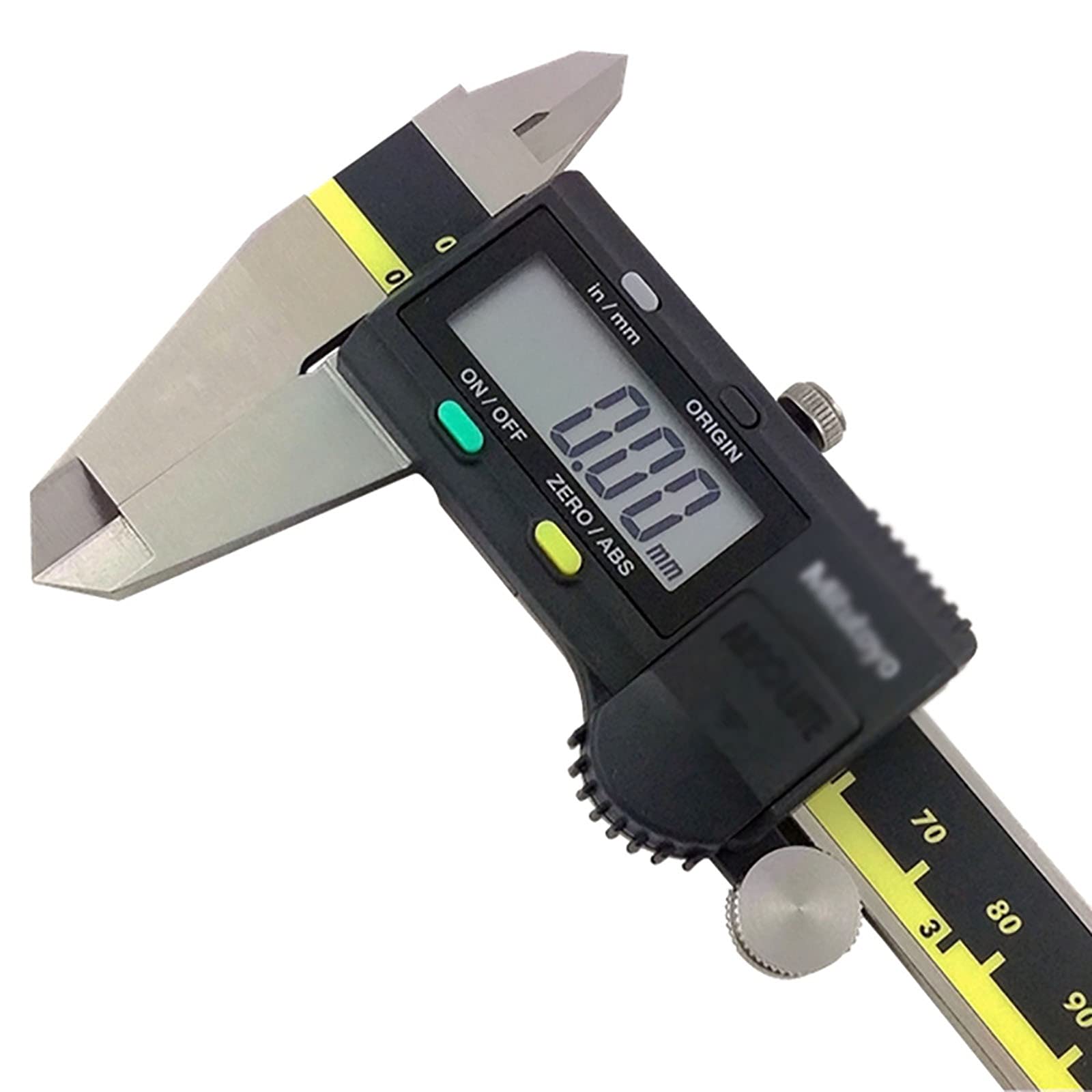 Elektroniczna suwmiarka ze stali nierdzewnej do kciuka/frakcji/mm (150 mm)