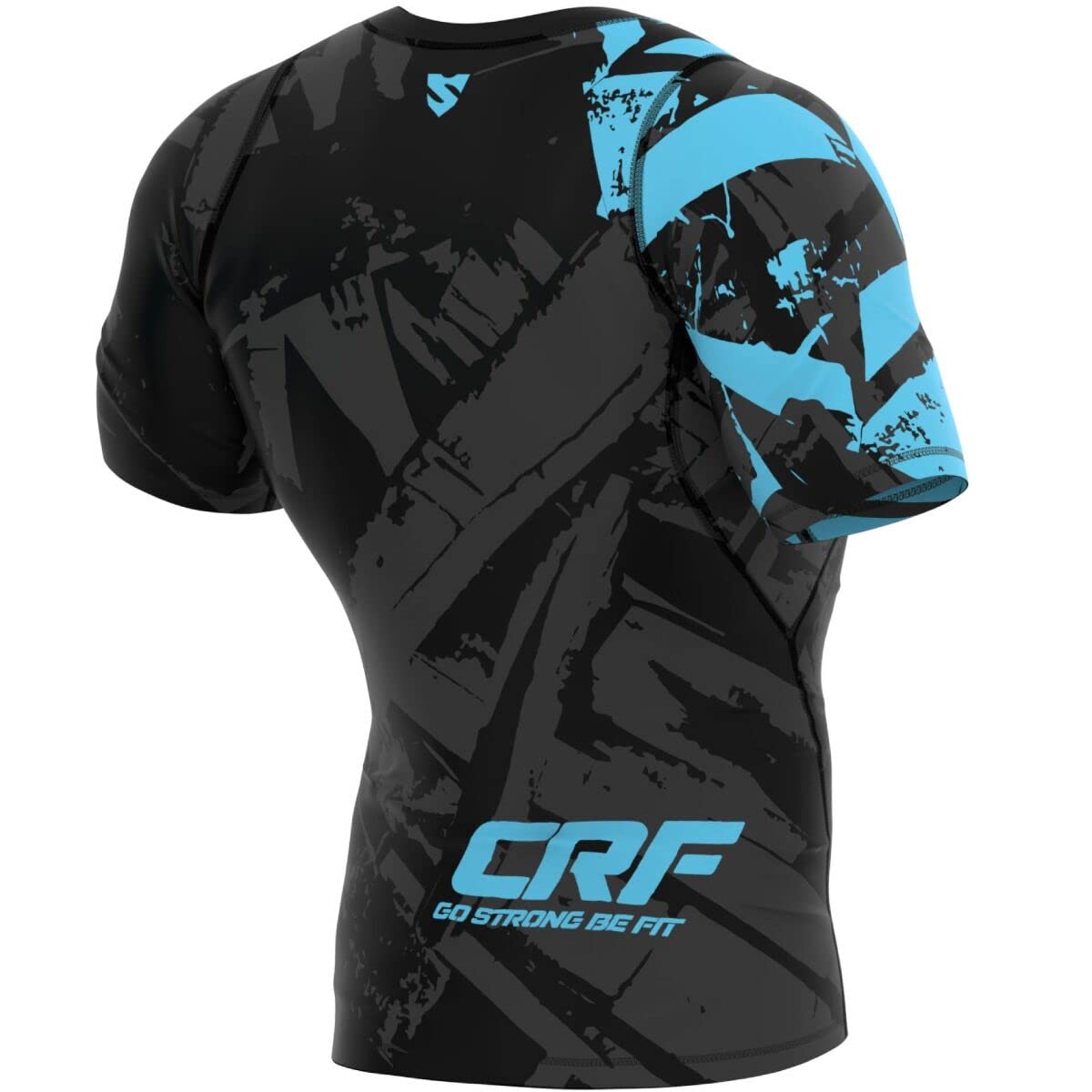 SMMASH Kompressionsshirt Funktionsshirt Herren Kurzarm Sportshirt Laufshirt Kurzarmshirt Second Skin Technologie Atmungsaktiv Schnelltrockend