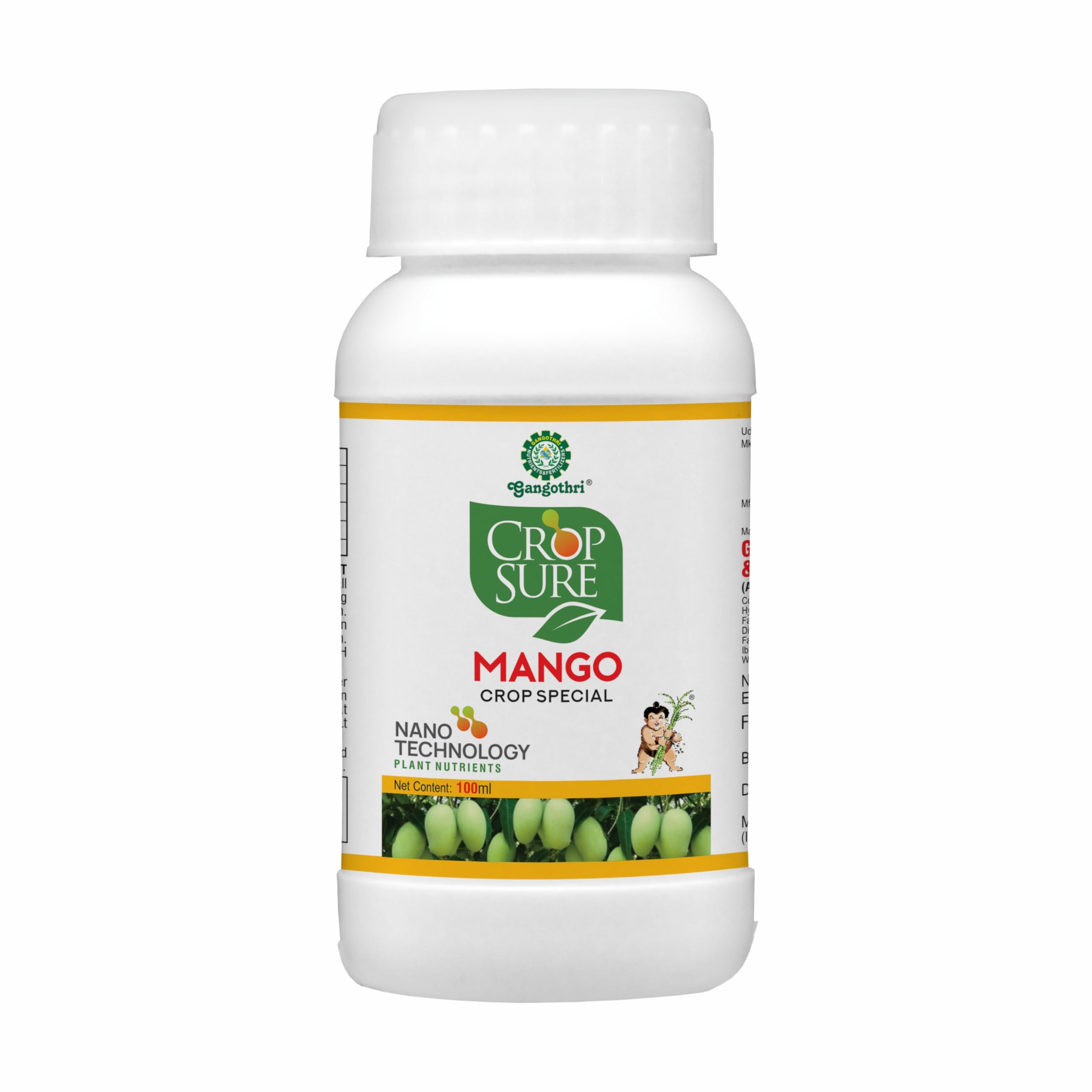 Gangothri Fertilizers Crop Sure Mango Special 100 ML | NANO Technology | Plant Nutrient fertilizer for mango trees Premium Essential Powerful Organic Fertilizer For Overall Growth Of Mango Plants (B0D5DH2SC9) Amazon Price History, Amazon Price Tracker
