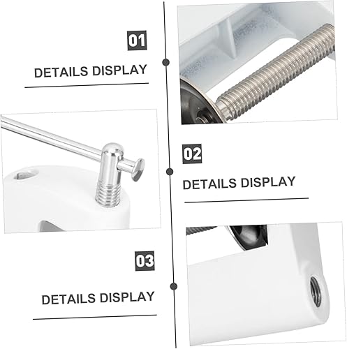 Miniatura 4 de Abrazadera de montaje de mesa de escritorio para micrófono, abrazadera en C, clip de retención de metal resistente, fácil de instalar para