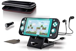 dreamGEAR Starter Kit Lite - 8-in-1 Nintendo Switch Lite Essentials