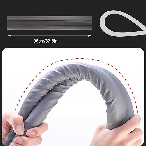 Miniatura 6 de Tope para debajo de la puerta  Bloqueador de huecos a prueba de viento  Barridos dobles debajo de la puerta para puertas interiores  Burlete