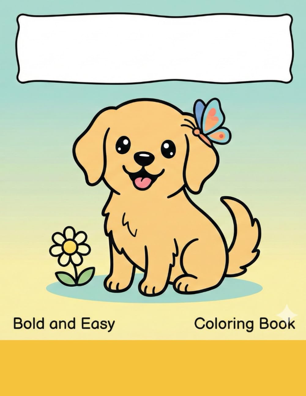 Pawsitively Relaxed: Giant Bold and Easy Dog Coloring Book: 50 Thick Line & Simple Designs | The Complete Collection: Cozy, Playful & Foodie Dogs