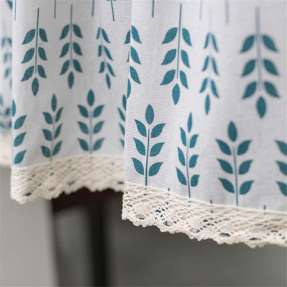 Short Curtains, Blackout Curtains, Curtain House Style Bistro Curtain Semitransparent Short Curtain Lace Cafe Curtain Kitchen Curtain 1Pc,140x90cm Home Kitchen Decor Short Curtain (140x150cm)(140x180