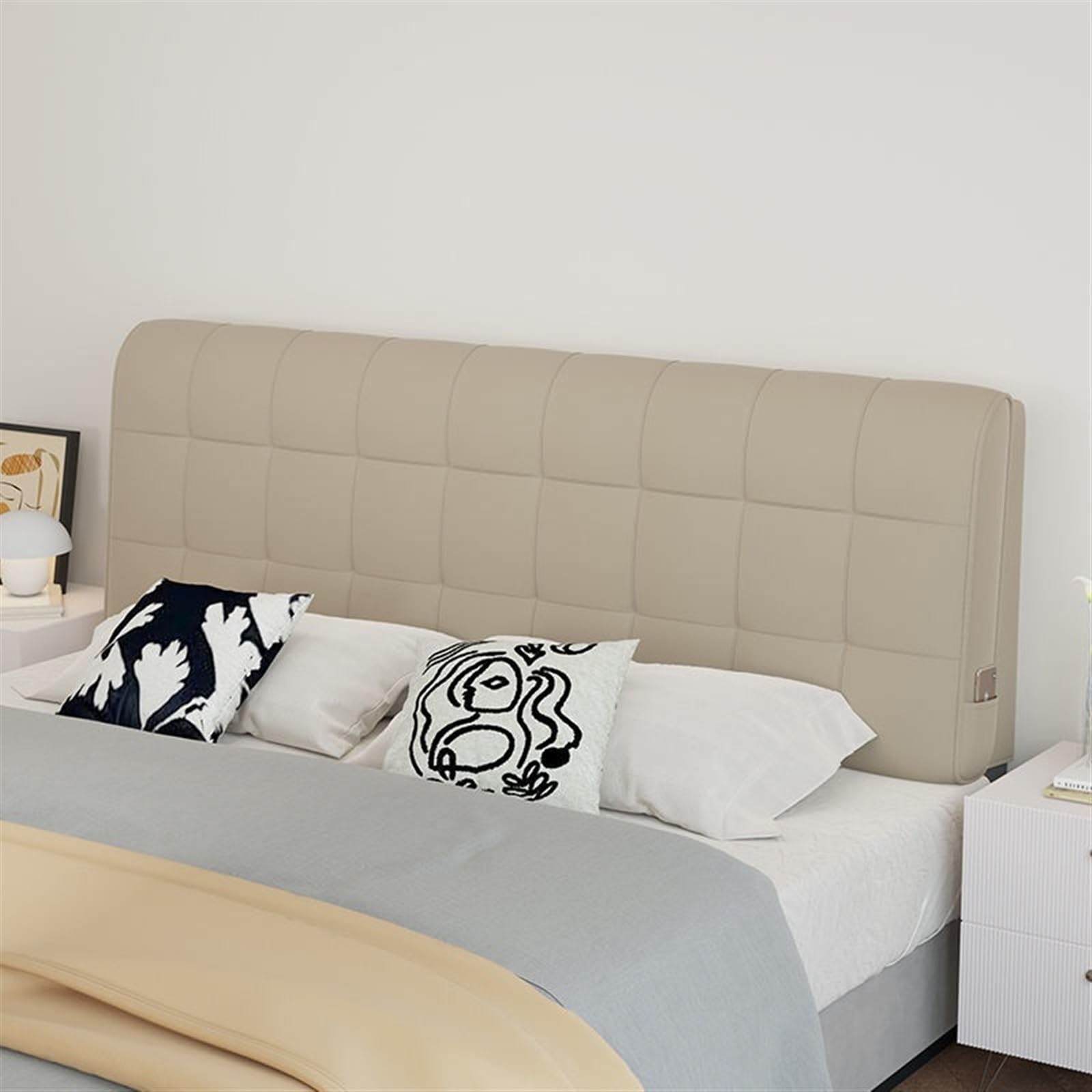 Coussin de tête de lit pour planche de lit sans tête de lit H
