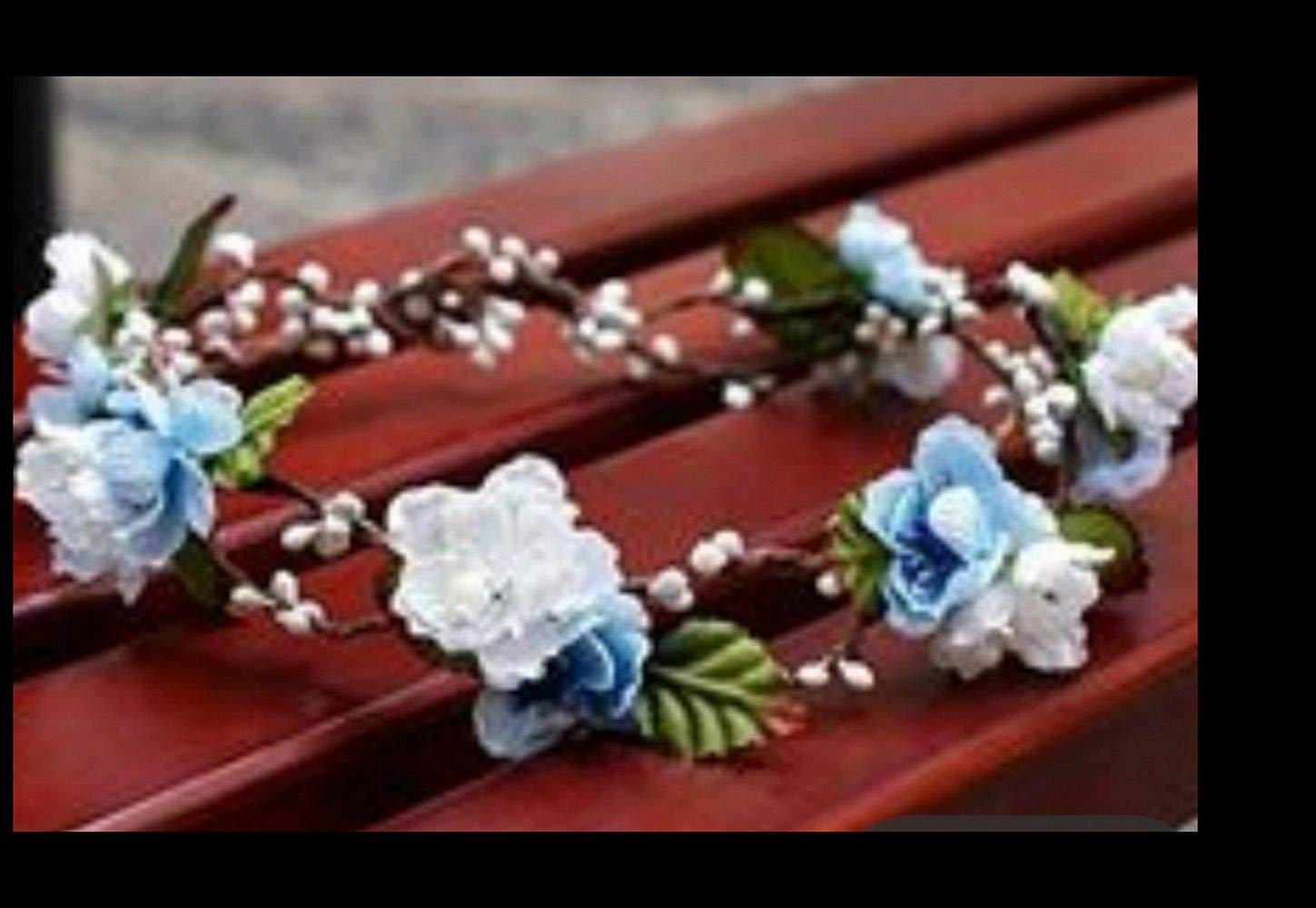 Saumakshi Designs Wooden Stic Multicolor Floral Tiara for Women, Girls (B08C5FBLK5) Amazon Price History, Amazon Price Tracker