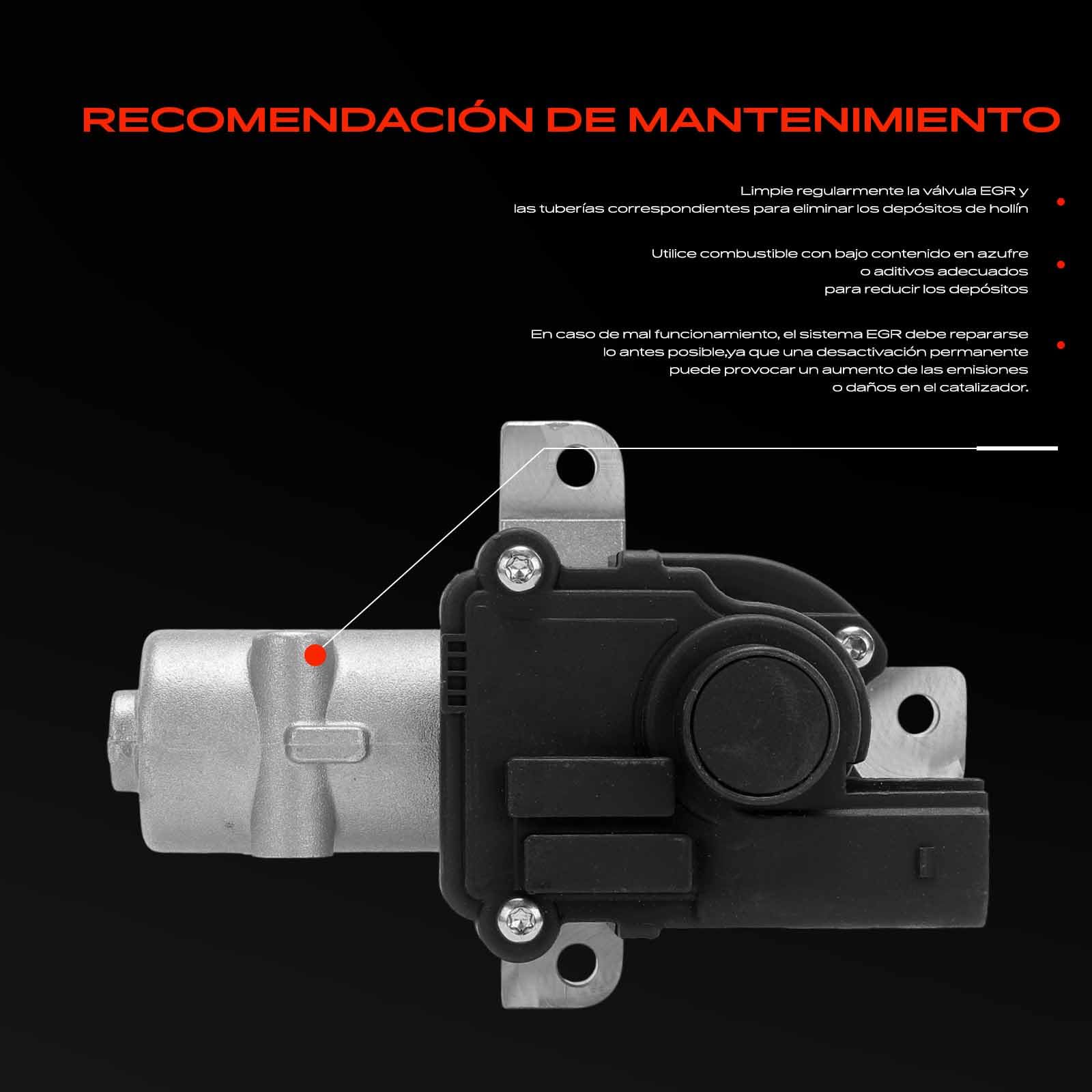 Frankberg Válvula EGR Diesel Compatible con Logan MCV KS 1.5L Qashqai +2 I J10 NJ10 1.5L Kangoo/Grand Kangoo KW0/1 1.5L Laguna III Grandtour KT0/1 1.5L Note E11 NE11 1.5L Replace# 700368065