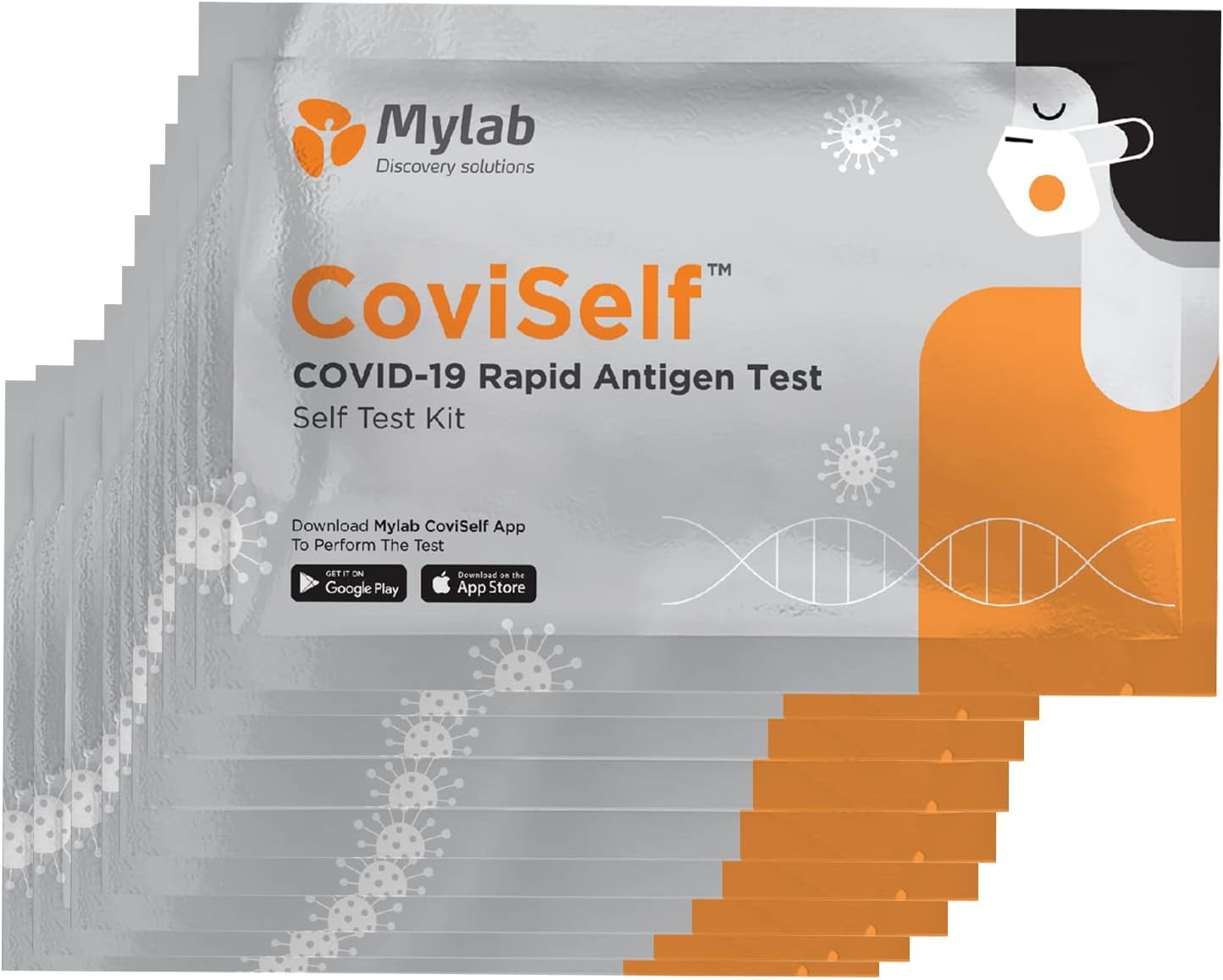 Mylab CoviSelf - COVID-19 Rapid Antigen Self Test Kit (Pack of 10)