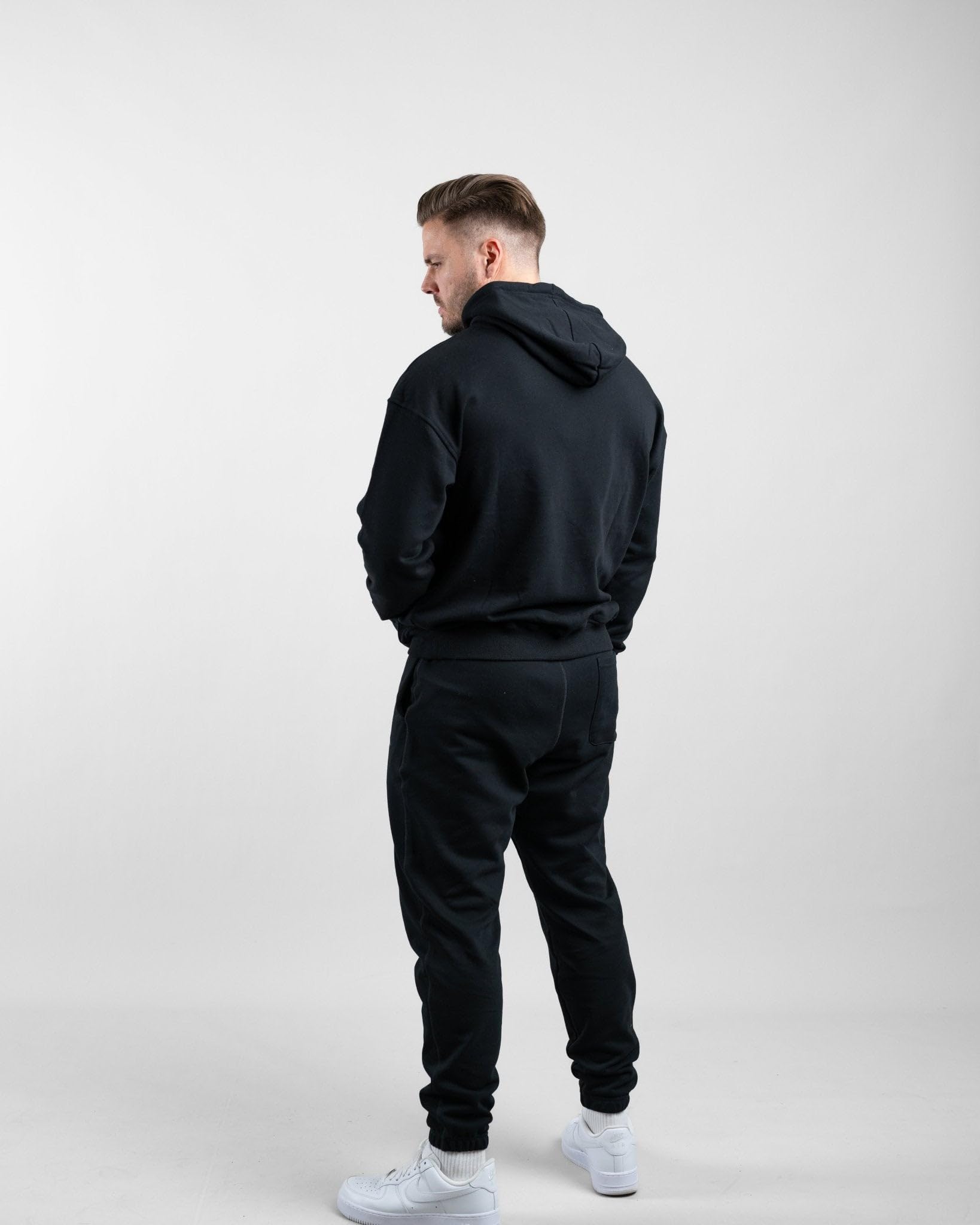 ATHLETIC AESTHETICS Essential Oversize Hoodie - Oversize Kapuzen Pullover für Herren, Langarm Hoody, Kapuzenpullover für Sport, Fitness, Gym und Freizeit, Pulli Bequem und Sportlich