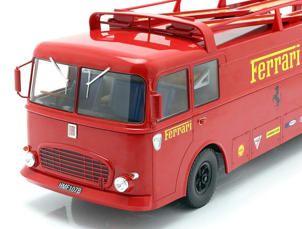 Amazon | Norev 1/18 Fiat Bartoletti 306/2 Transporter 1970 Ferrari