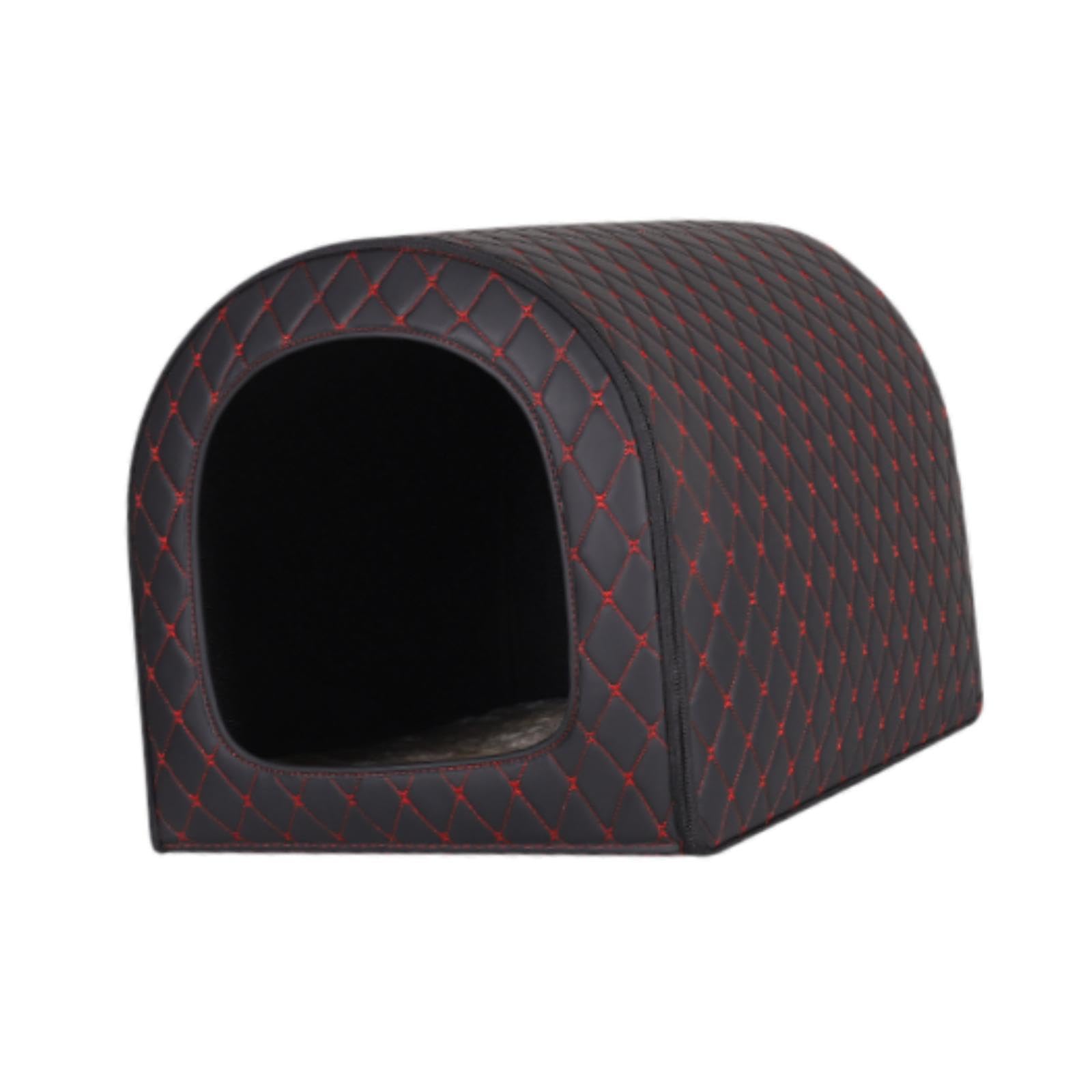 Nid de chat pour l'extérieur Sharplace, lit d'hiver thermique noir et lavable