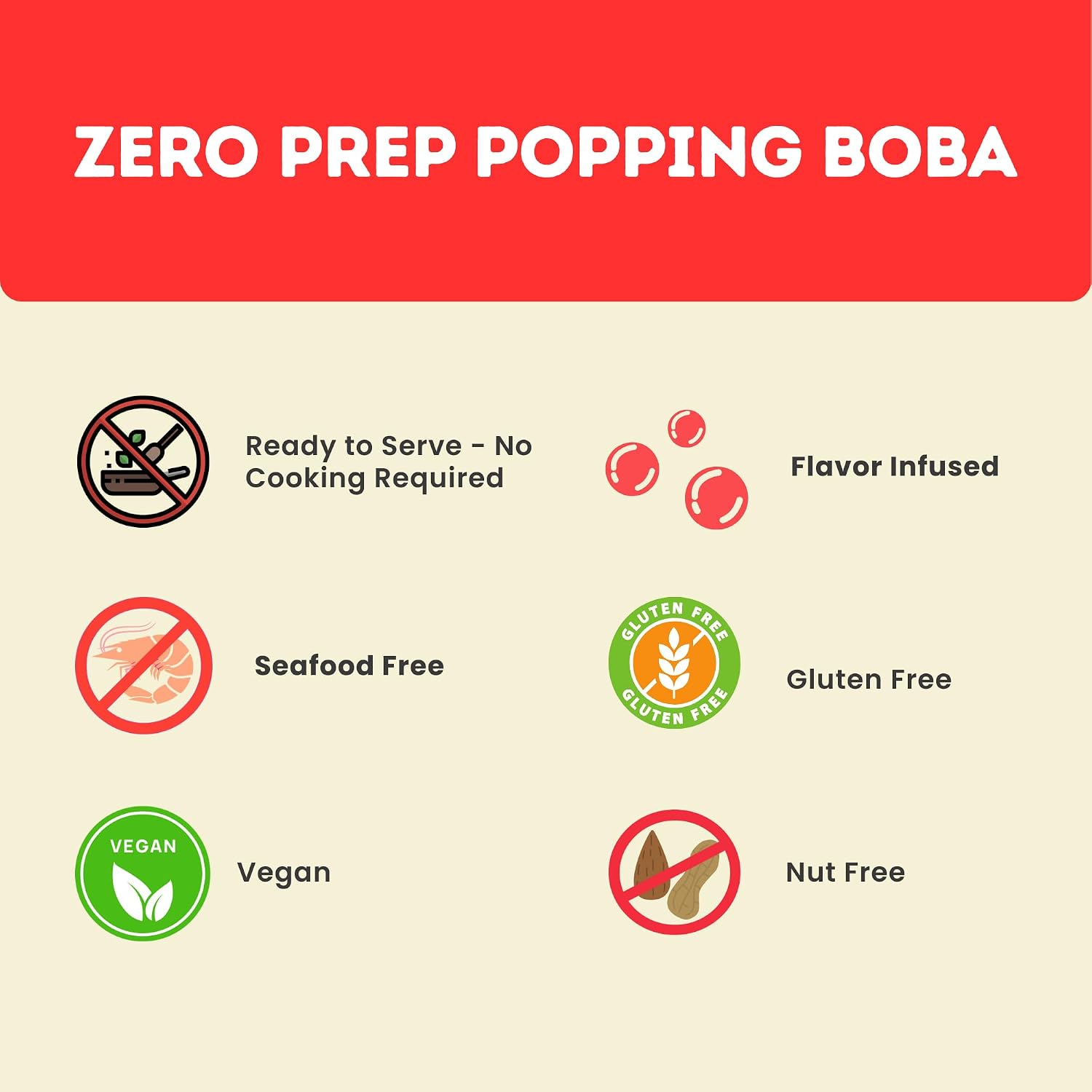 Soda Flavored Popping Boba Pearls Variety for Mocktails, Sodas and Bubble Tea Made in Taiwan 1 lb per pack (3 tubs, Soda Cherry Cola, Soda Lemon Lime, Soda Orange)