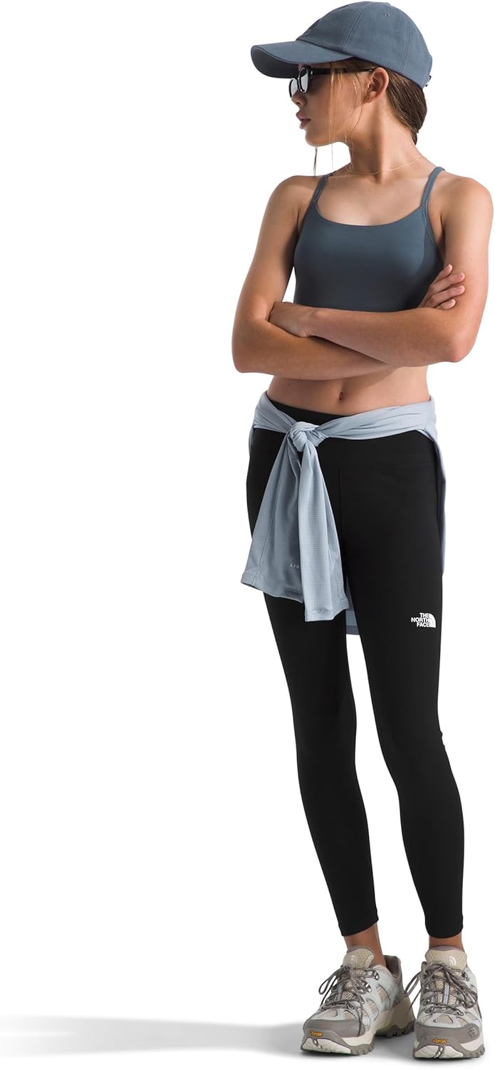 The North Face Girls' Flex Leggings - Breathable Athletic Leggings for Kids, Moisture Wicking Fabric, Wide Waistband