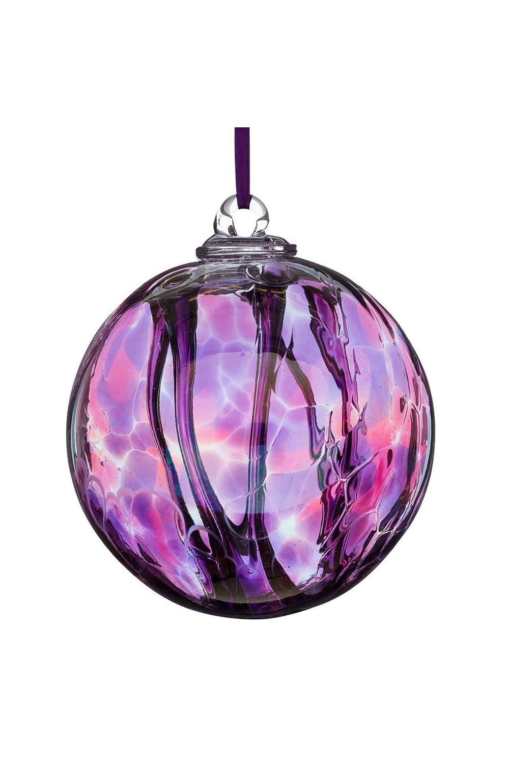 Attraction Orb - Healing Glass Ornament - Handcrafted Keepsake for Wellness & Recovery, Unique Gift for Inner Peace & Positive Energy