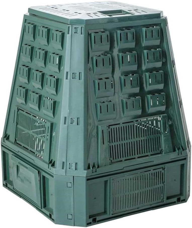 Alfresco Home Urban Evogreen Resin Outdoor Composter in Forest Green