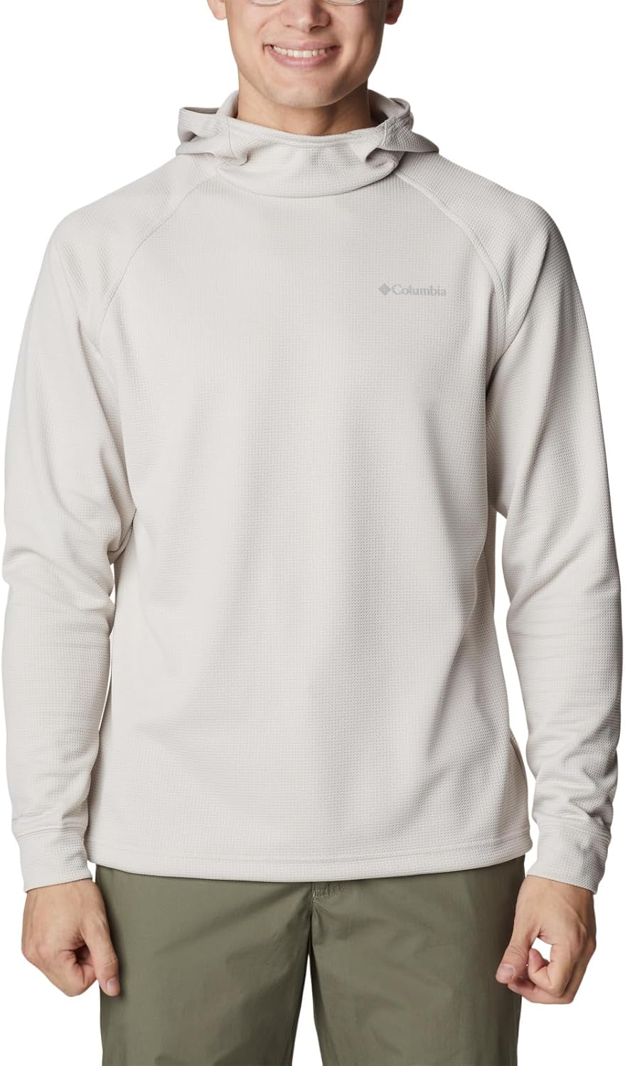 Columbia Men's Black Mesa Waffle Knit Hoodie