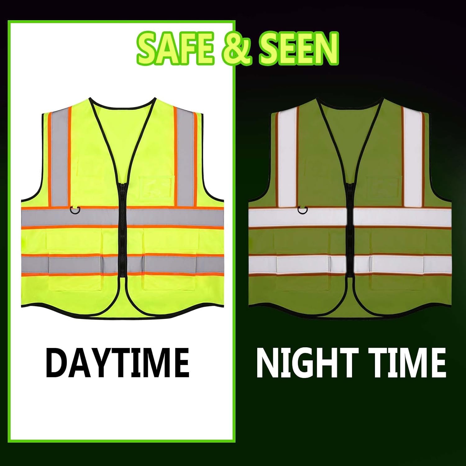 6Pcs Neon Costume Outfit Including Neon Reflective Vest Sunglasses Beaded Bracelet Socks for Women for Glow Party 70s 80s Party Neon Football Game Accessories - Image 4