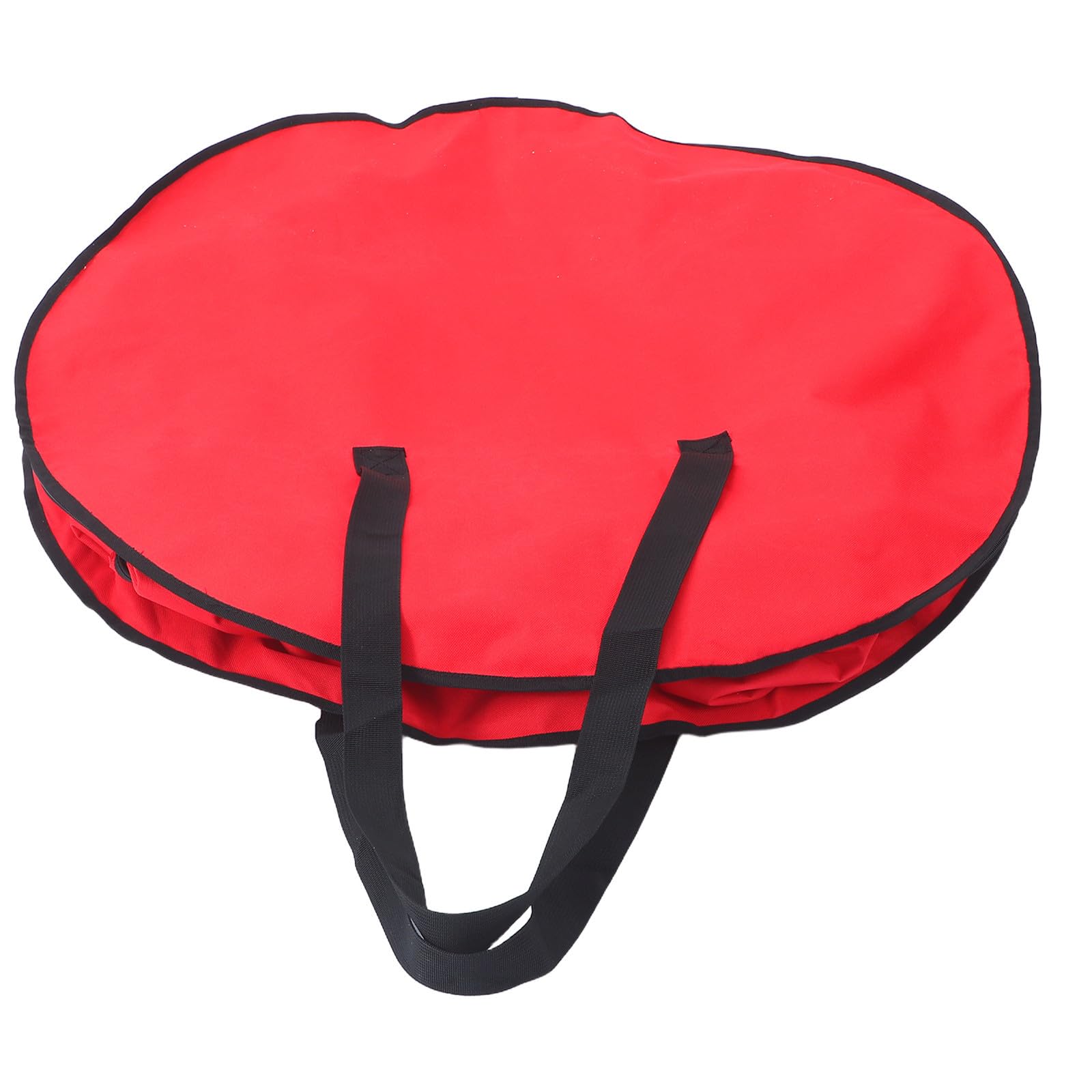 Bolsa para guirnalda navideña que evita el polvo con doble capa de tela Oxford roja