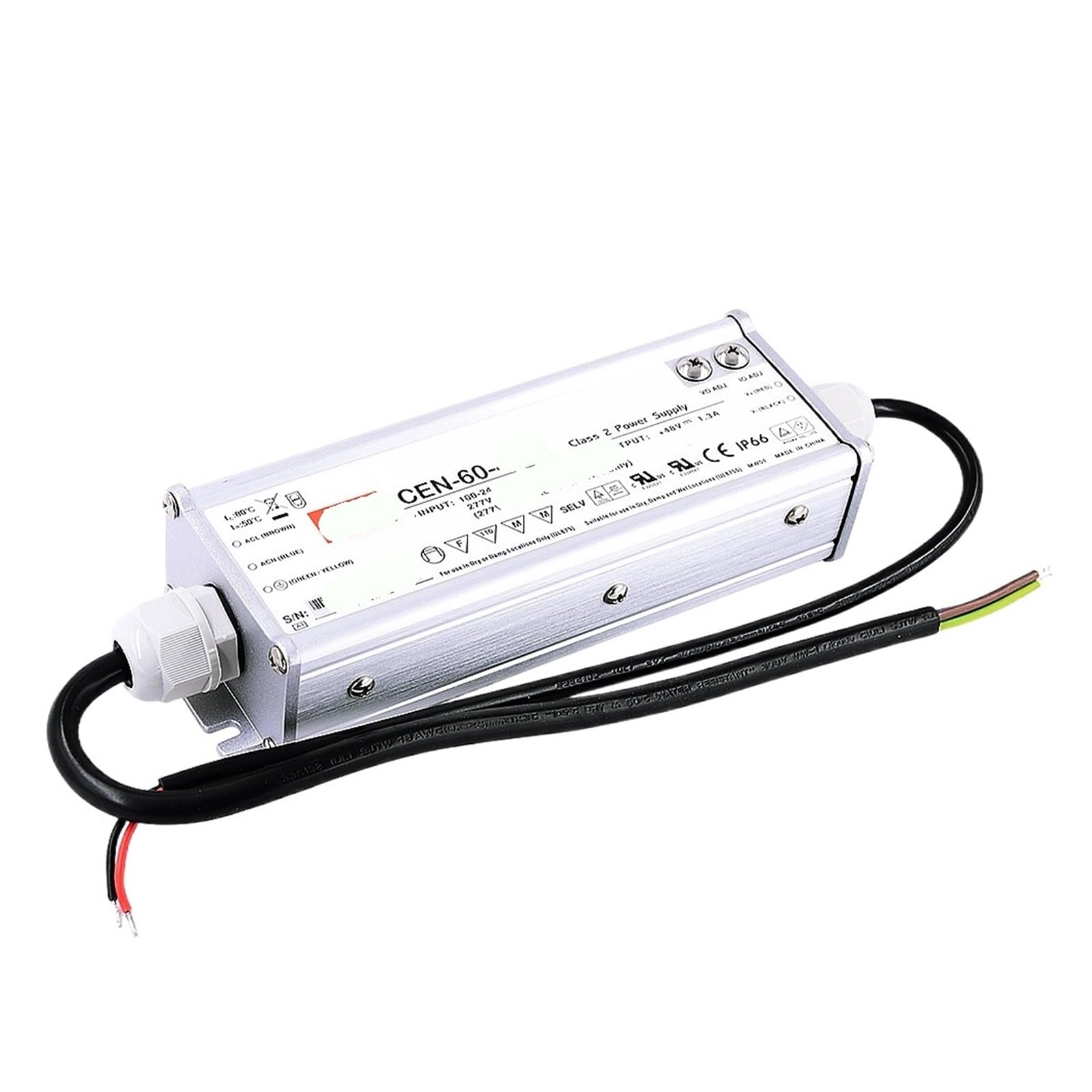 Alimentation LED CEN-60-48 transformateur de tension 48V 60W pour affichage - 4