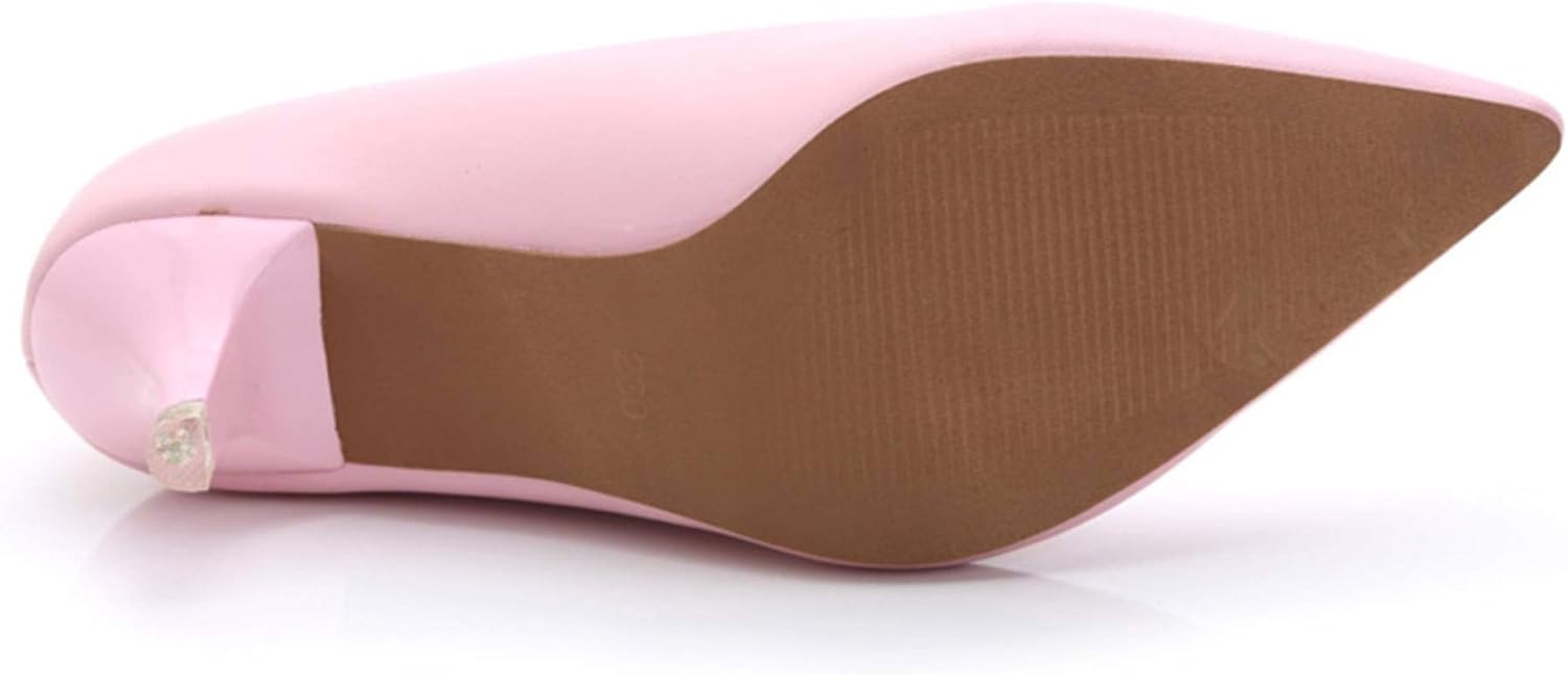 Stunner Women's Classic Fashion Pointed Toe Low Heel Dress Pumps Shoes