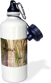 3dRose Melrose Abbey in the Scottish Borders, Scotland. -Sports Water Bottle, 21oz , Multicolored