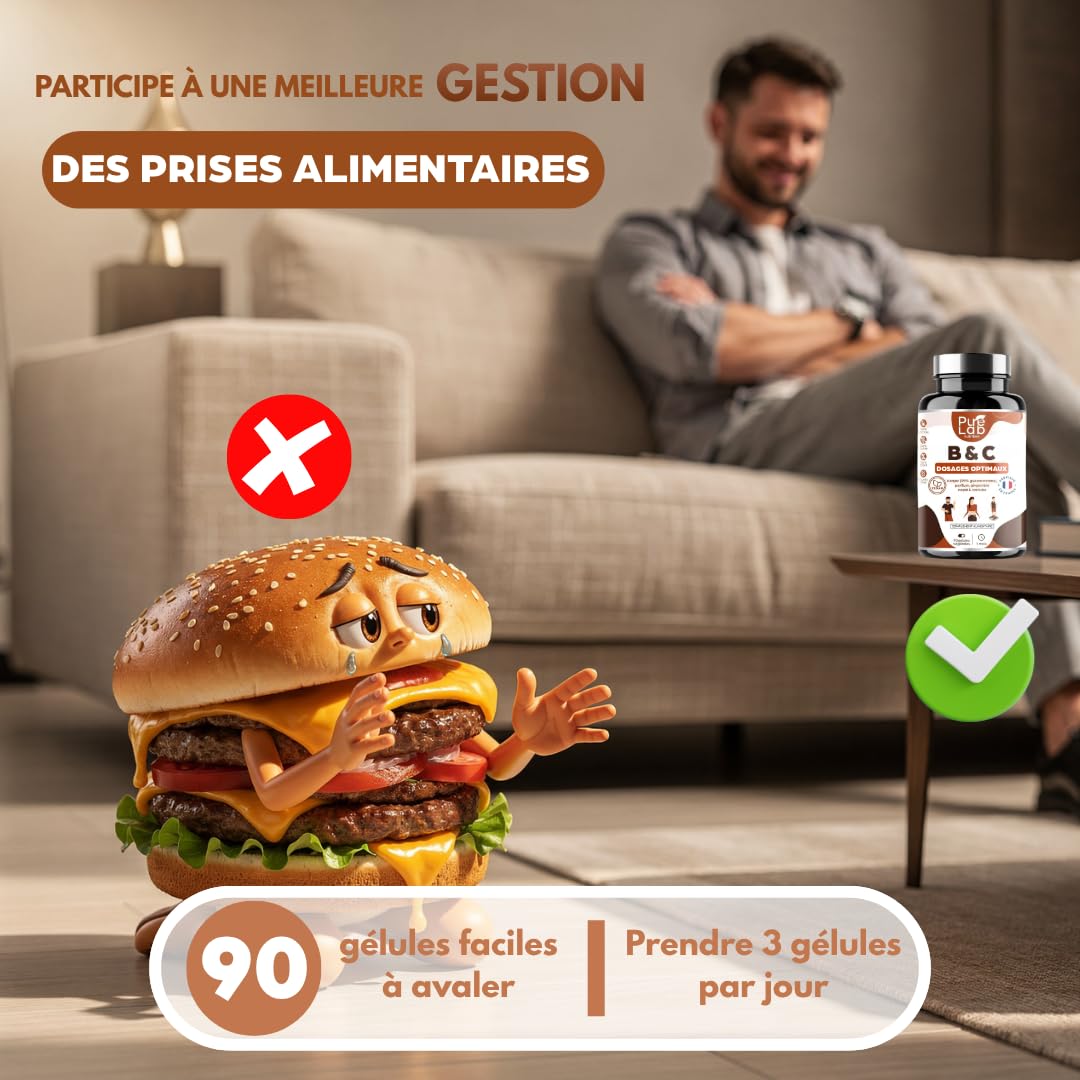 Konjac (95% Glucomannane) - 100% Plantes & Fibres - Homme Femme - 90 gélules Vegan - Fabriqué en France