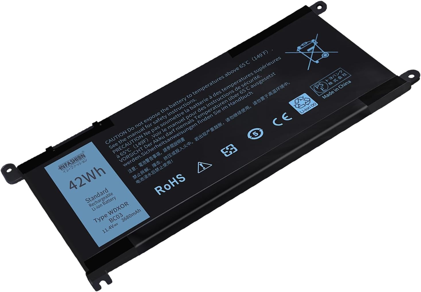 In Fashion デル対応 WDXOR 15(3590)【11.4V、3680mAh