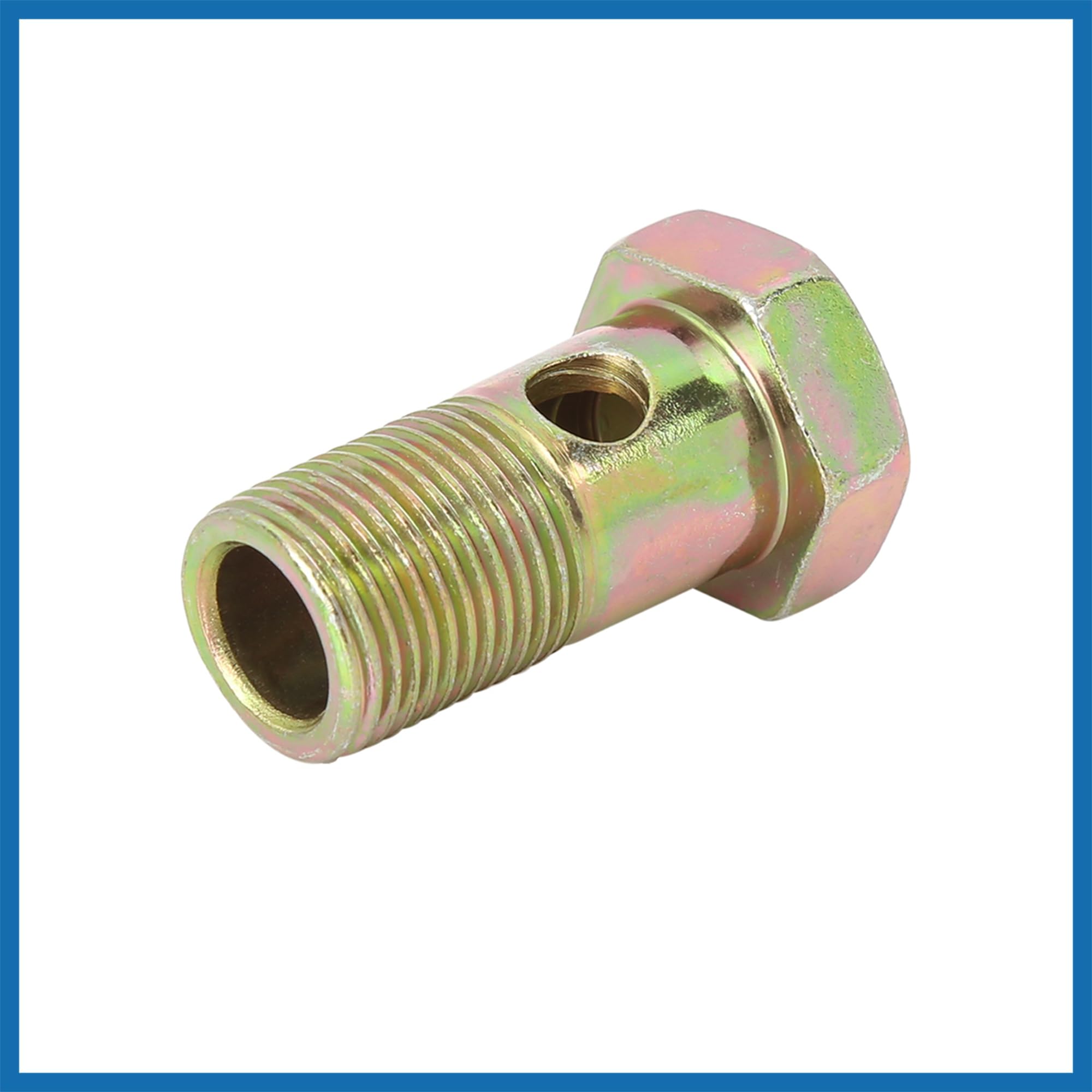 A ABSOPRO 4 Sätze M18x1,5mm metrisch Gewinde Hohlschrauben Bremsverschraubungsadapter Artikelaustausch