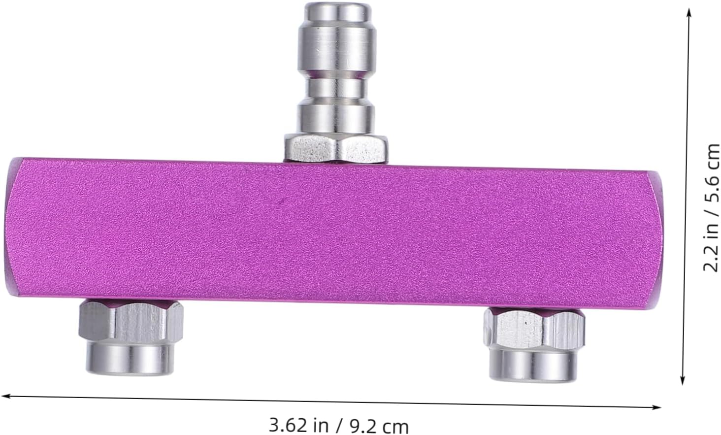 Dual Sprayer Nozzle for Pressure Washers 1/4 Quick Connect High-Pressure Water Nozzle Adapter for Car Wash and Garden Hose