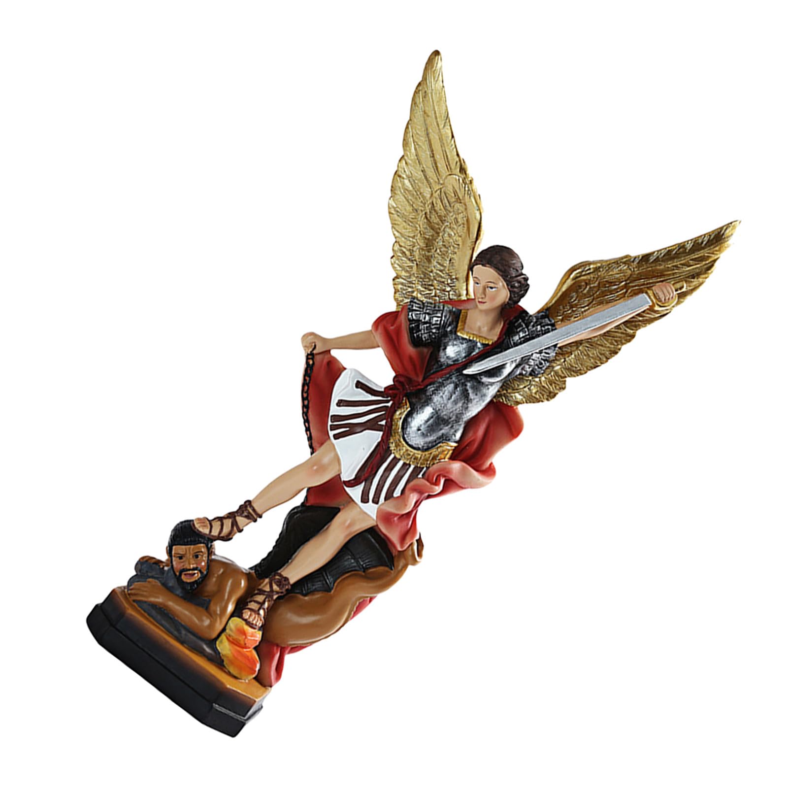 Statue de chérubin en résine réaliste, figurine ange décorative originale pour salon